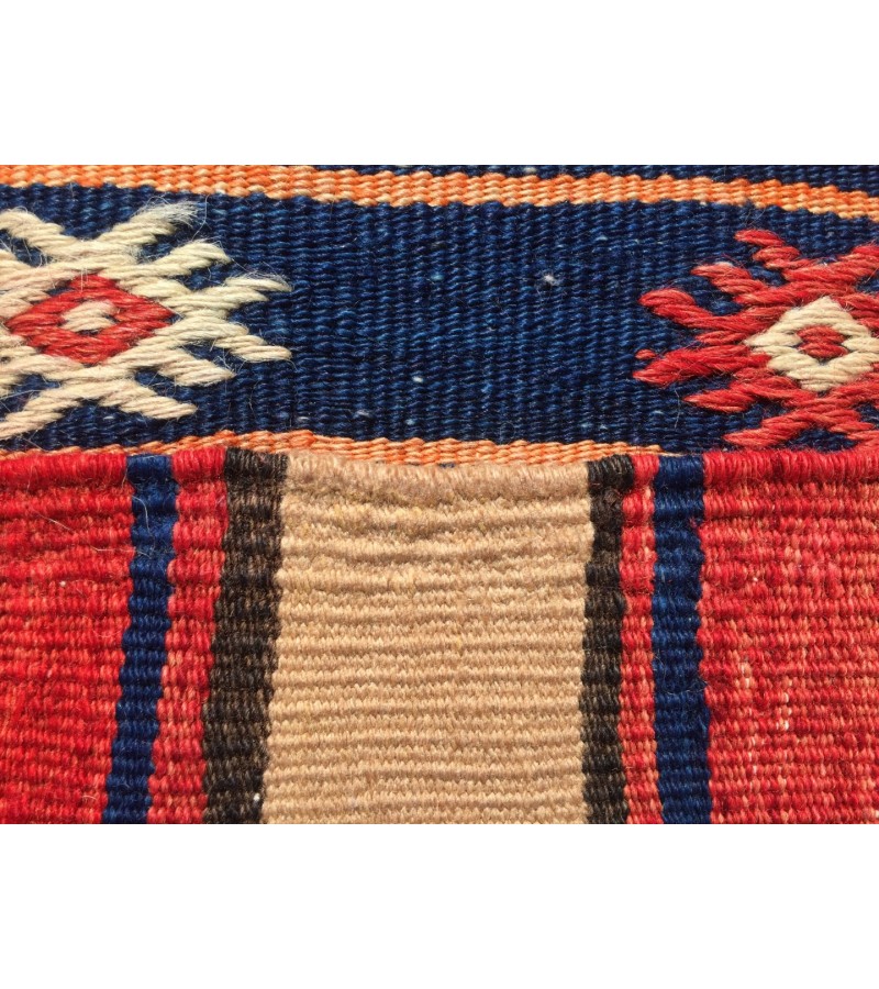 6x10 rustic bedroom kilim, retro embroidered kilim , Handmade rug , 5'7 X 9'6 area rug