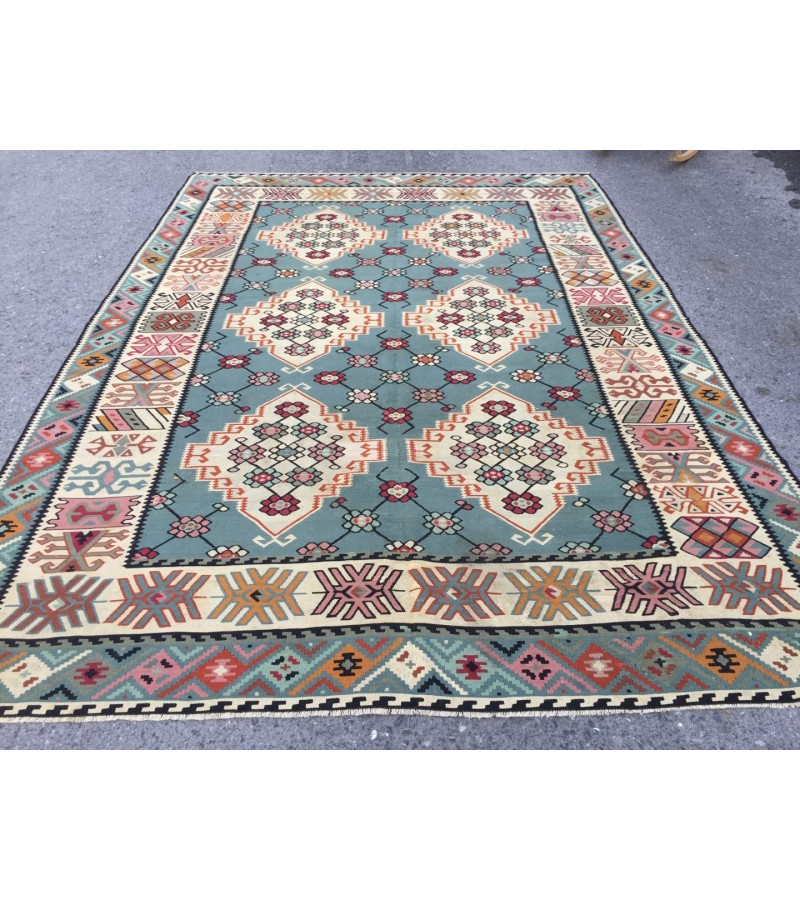 6 X 10 Feet . Turkish Anatolian Carpet , Patterned , Antique Carpet , Hand Woven Carpet , Old Middle  Village Carpet , Unrepaired Excellent Condition