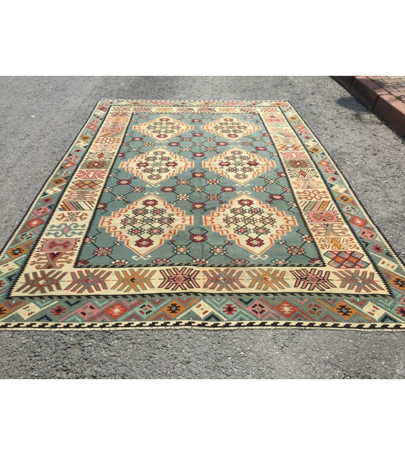 6 X 10 Feet . Turkish Anatolian Carpet , Patterned , Antique Carpet , Hand Woven Carpet , Old Middle  Village Carpet , Unrepaired Excellent Condition