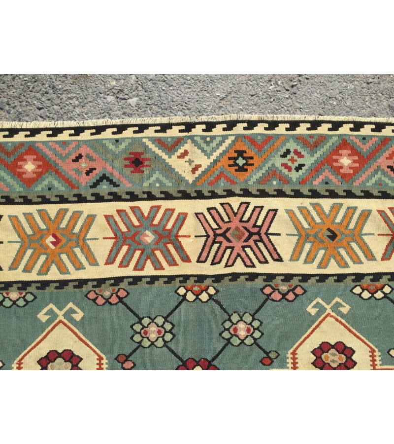 6 X 10 Feet . Turkish Anatolian Carpet , Patterned , Antique Carpet , Hand Woven Carpet , Old Middle  Village Carpet , Unrepaired Excellent Condition