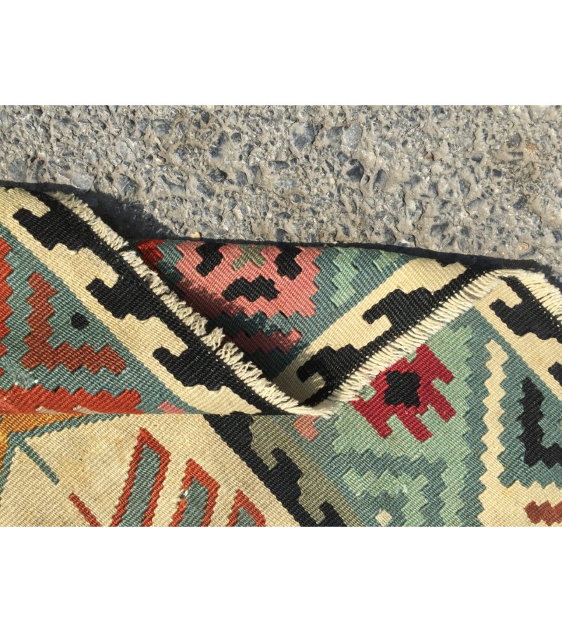 6 X 10 Feet . Turkish Anatolian Carpet , Patterned , Antique Carpet , Hand Woven Carpet , Old Middle  Village Carpet , Unrepaired Excellent Condition