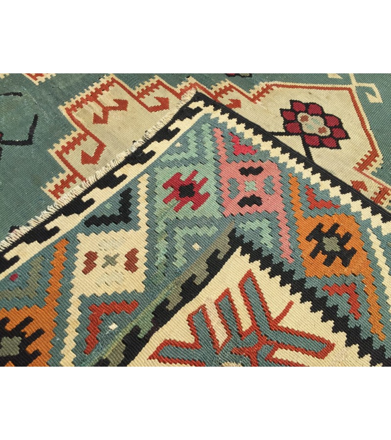 6 X 10 Feet . Turkish Anatolian Carpet , Patterned , Antique Carpet , Hand Woven Carpet , Old Middle  Village Carpet , Unrepaired Excellent Condition