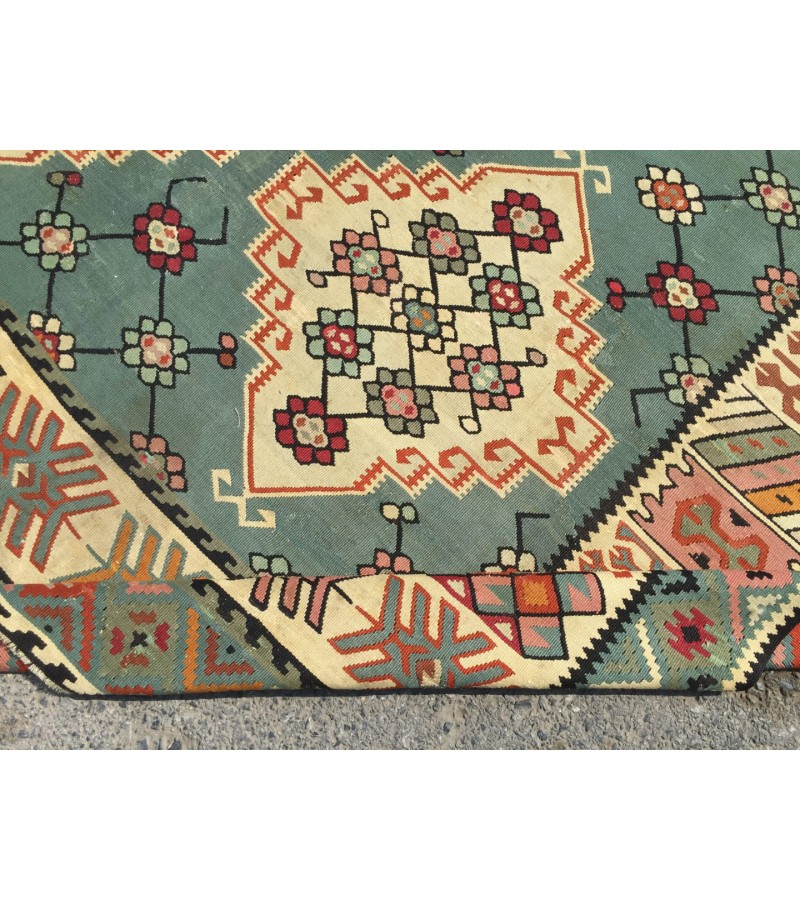 6 X 10 Feet . Turkish Anatolian Carpet , Patterned , Antique Carpet , Hand Woven Carpet , Old Middle  Village Carpet , Unrepaired Excellent Condition