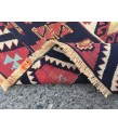 6x8 unique geometric kilim, living room rug,70's kilim, Turkish kilim, handmade rug ,5'6 X 8'1 woven rug