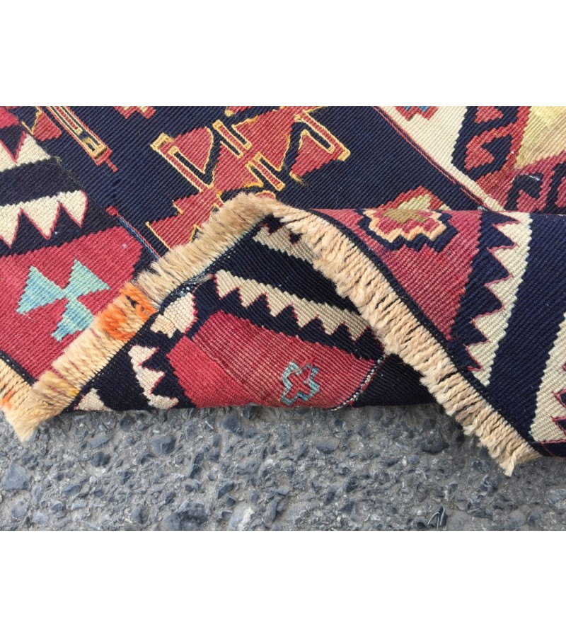 6x8 unique geometric kilim, living room rug,70's kilim, Turkish kilim, handmade rug ,5'6 X 8'1 woven rug