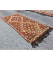 5x10 geometric dining room rug, vintage Living room rug, retro rug,4'11 X 9'6 boho jijim rug