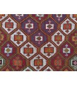 5x10 geometric dining room rug, vintage Living room rug, retro rug,4'11 X 9'6 boho jijim rug