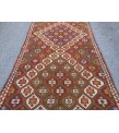 5x10 geometric dining room rug, vintage Living room rug, retro rug,4'11 X 9'6 boho jijim rug