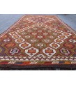 5x10 geometric dining room rug, vintage Living room rug, retro rug,4'11 X 9'6 boho jijim rug