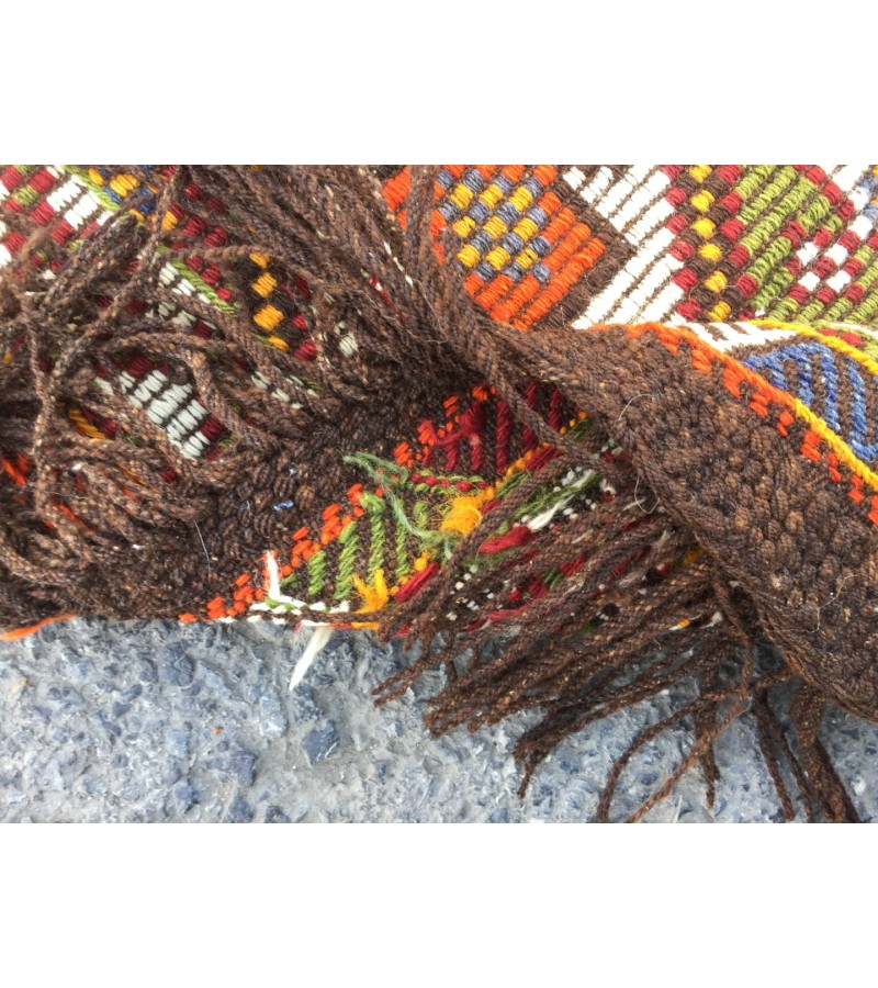 5x10 geometric dining room rug, vintage Living room rug, retro rug,4'11 X 9'6 boho jijim rug