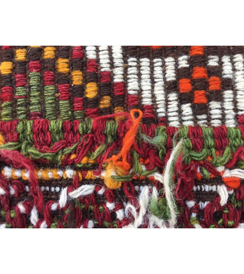 5x10 geometric dining room rug, vintage Living room rug, retro rug,4'11 X 9'6 boho jijim rug