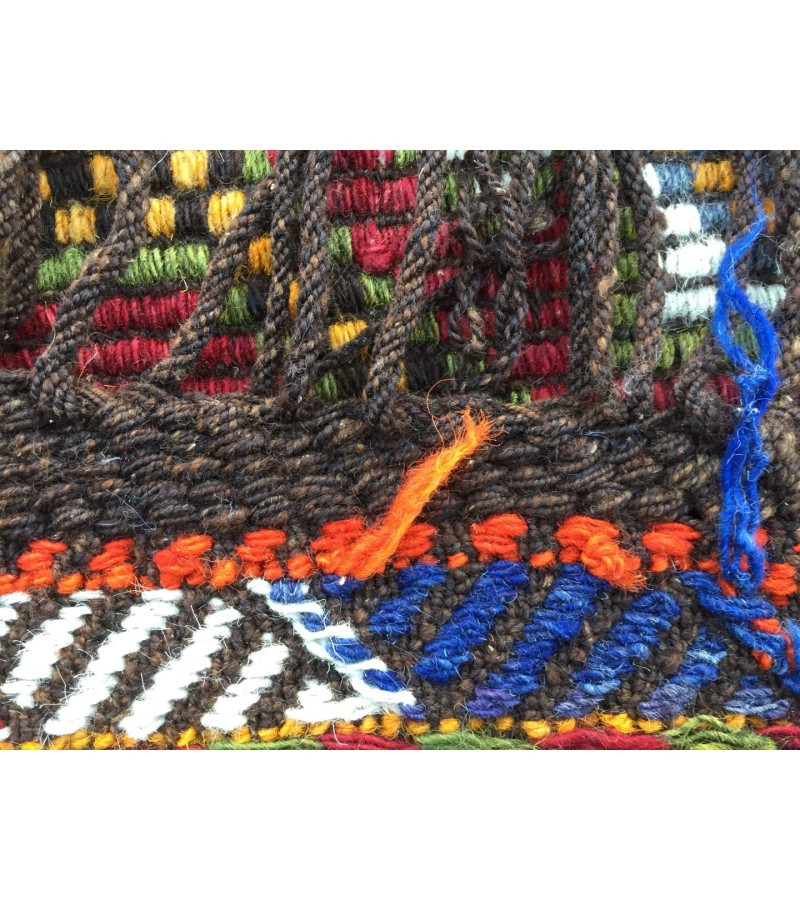 5x10 geometric dining room rug, vintage Living room rug, retro rug,4'11 X 9'6 boho jijim rug