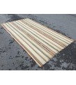 5x9 beige hemp rug, bedroom rug, woven area rug, 5'2 X 9'2 nomadic rug