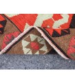 6x10 hand woven kilim, geometric area rug, retro rug, 6'3 X 9'8 Rustic home decor rug