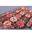 6x10 hand woven kilim, geometric area rug, retro rug, 6'3 X 9'8 Rustic home decor rug