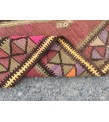 5x13 nomadic kilim runner, corridor rug, Turkish runner, 5'4 X 13'3 Handmade vintage runner