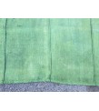6x8 green hemp area rug, living room rug, 6'5 X 7'10 vintage Turkish kilim