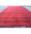 6x11 red hemp, Living room rugs , handmade area rug , 5'7 X 11' boho red rug