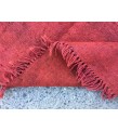 6x11 red hemp, Living room rugs , handmade area rug , 5'7 X 11' boho red rug