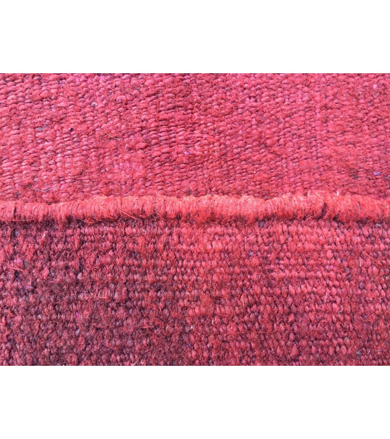 6x11 red hemp, Living room rugs , handmade area rug , 5'7 X 11' boho red rug