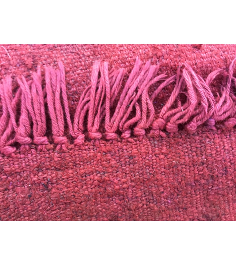 6x11 red hemp, Living room rugs , handmade area rug , 5'7 X 11' boho red rug