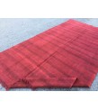 6x11 red hemp, Living room rugs , handmade area rug , 5'7 X 11' boho red rug