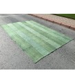 8x12 retro green hemp patchwork, Handmade Area Rug , Turkish rug , 7'10 X 11'7 green rug
