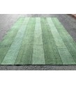 8x12 retro green hemp patchwork, Handmade Area Rug , Turkish rug , 7'10 X 11'7 green rug