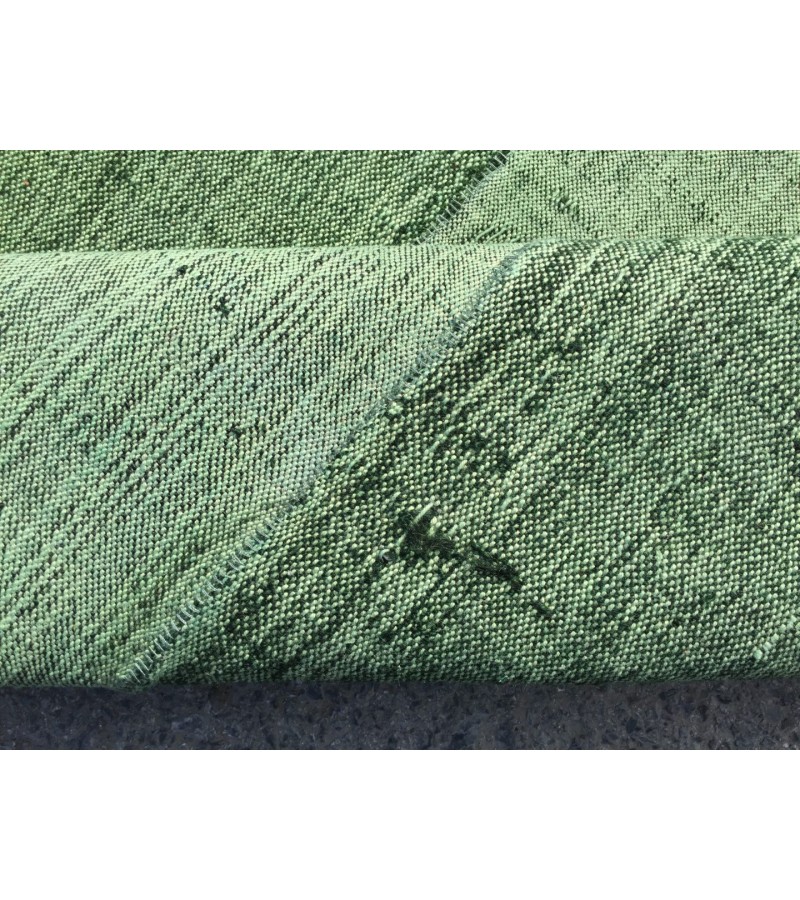 8x12 retro green hemp patchwork, Handmade Area Rug , Turkish rug , 7'10 X 11'7 green rug