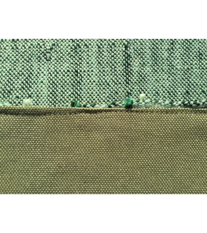 8x12 retro green hemp patchwork, Handmade Area Rug , Turkish rug , 7'10 X 11'7 green rug