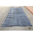 6x12 nomadic area rug, boho hemp rug, Hand knotted Rug, 5'7 X 12'2 retro rug