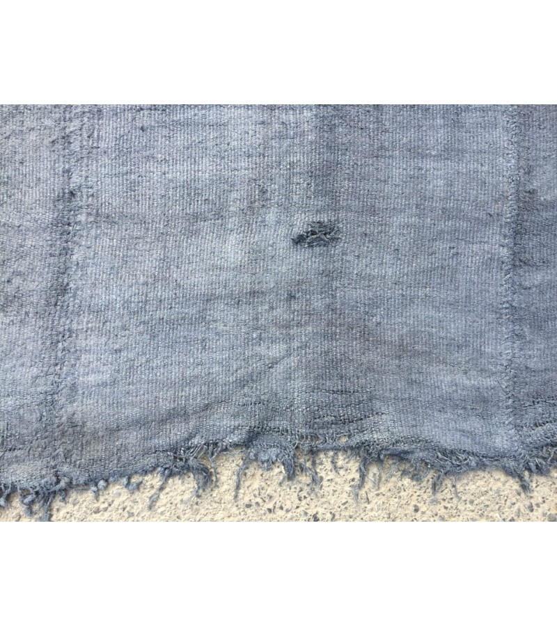 6x12 nomadic area rug, boho hemp rug, Hand knotted Rug, 5'7 X 12'2 retro rug