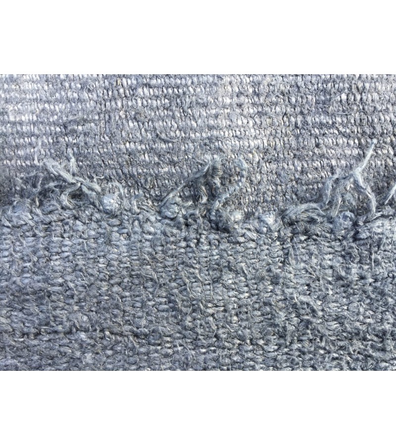 6x12 nomadic area rug, boho hemp rug, Hand knotted Rug, 5'7 X 12'2 retro rug