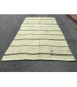 6x11 nomadic hemp rug, vintage hemp, Handmade Area rug , 5'9 X 10'7 Turkish Rug