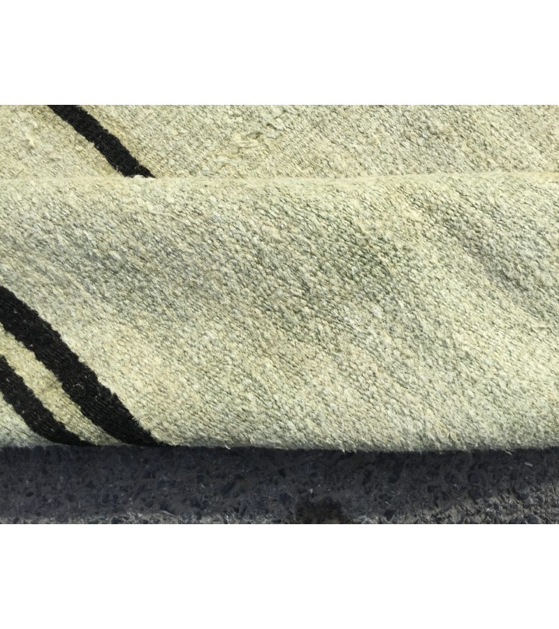 6x11 nomadic hemp rug, vintage hemp, Handmade Area rug , 5'9 X 10'7 Turkish Rug