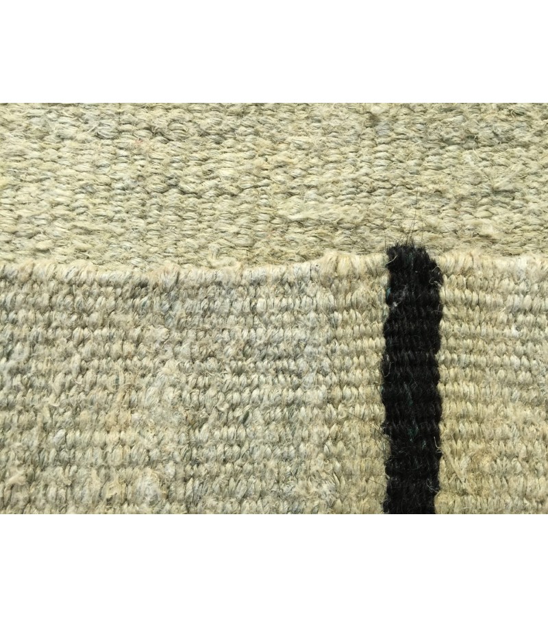 6x11 nomadic hemp rug, vintage hemp, Handmade Area rug , 5'9 X 10'7 Turkish Rug