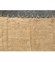 7x12 vintage woven hemp, beige brown handmade rug , 6'8 X 11'10 Area Rug