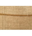7x12 vintage woven hemp, beige brown handmade rug , 6'8 X 11'10 Area Rug