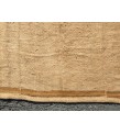 7x12 vintage woven hemp, beige brown handmade rug , 6'8 X 11'10 Area Rug
