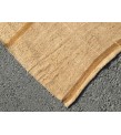 7x12 vintage woven hemp, beige brown handmade rug , 6'8 X 11'10 Area Rug