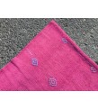 5x10 pink boho hemp runner, retro Turkish runner, 4'11 X 10'2 corridor rug