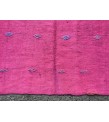 5x10 pink boho hemp runner, retro Turkish runner, 4'11 X 10'2 corridor rug