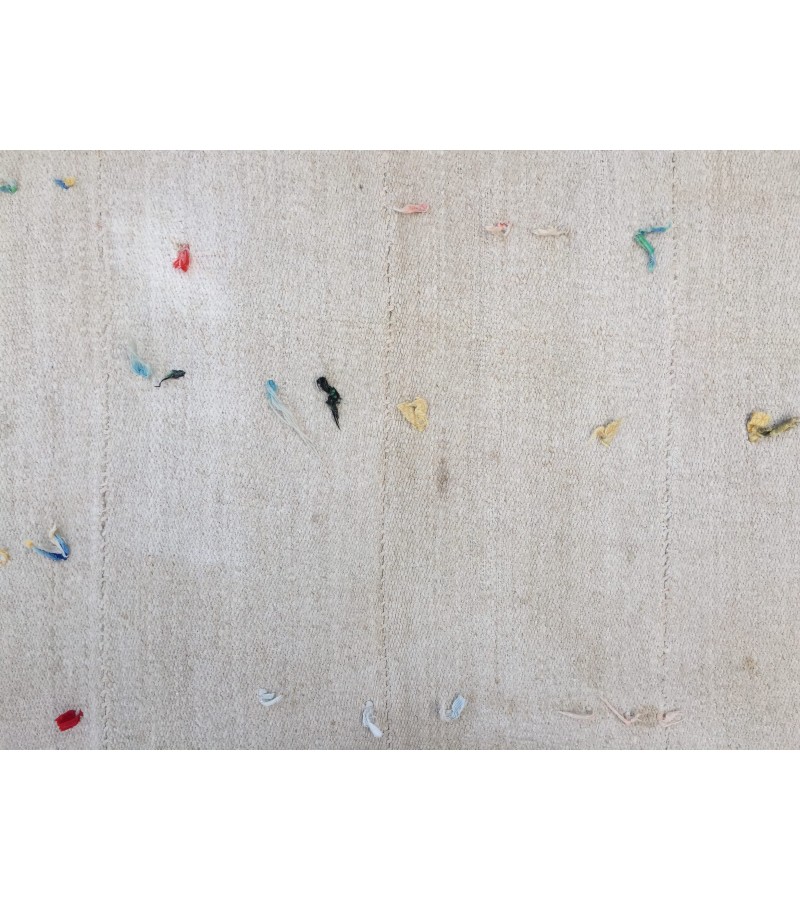 5x6 square ivory hemp, retro rug , bedroom rug, 5'2 X 6'4 Handmade rug