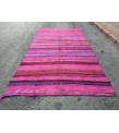 6x13 pink boho hemp , retro dining room rug, Pink Turkish Rug , 6'3 X 12'10 hemp Rug