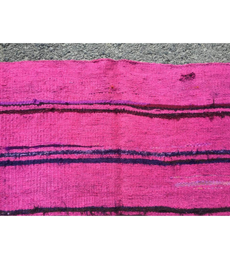 6x13 pink boho hemp , retro dining room rug, Pink Turkish Rug , 6'3 X 12'10 hemp Rug