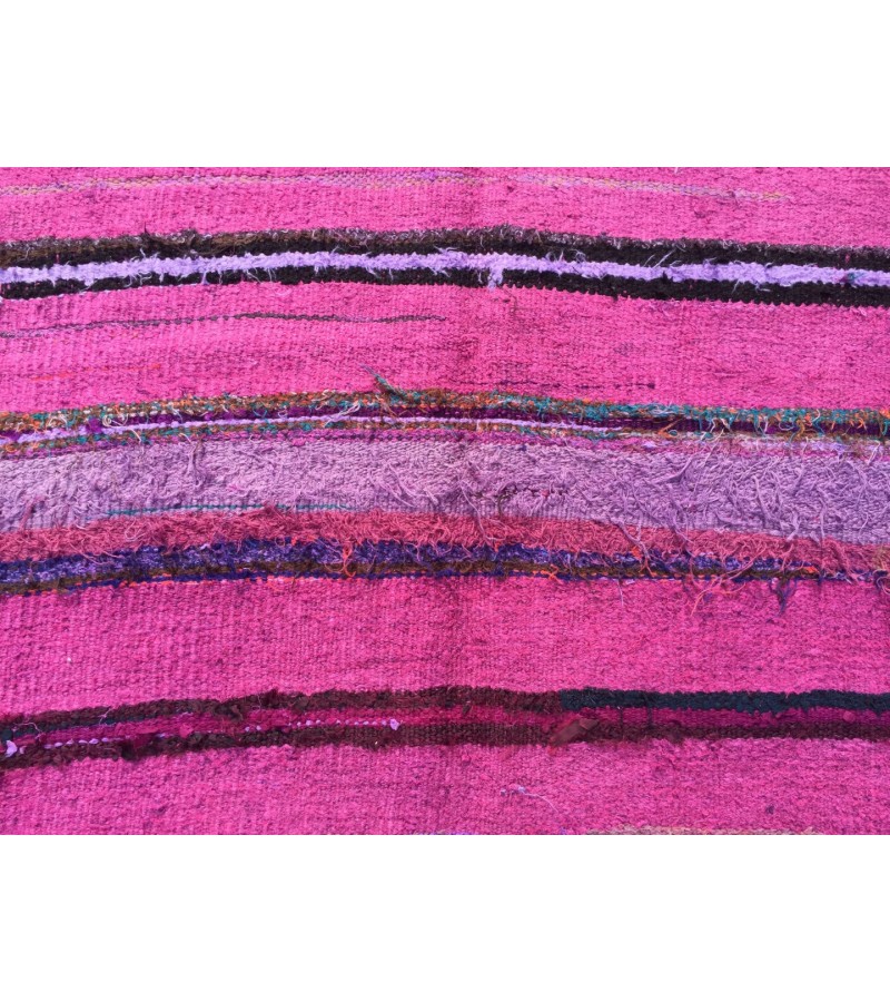 6x13 pink boho hemp , retro dining room rug, Pink Turkish Rug , 6'3 X 12'10 hemp Rug