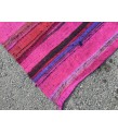 6x13 pink boho hemp , retro dining room rug, Pink Turkish Rug , 6'3 X 12'10 hemp Rug