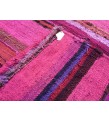 6x13 pink boho hemp , retro dining room rug, Pink Turkish Rug , 6'3 X 12'10 hemp Rug