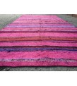 6x13 pink boho hemp , retro dining room rug, Pink Turkish Rug , 6'3 X 12'10 hemp Rug