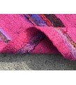 6x13 pink boho hemp , retro dining room rug, Pink Turkish Rug , 6'3 X 12'10 hemp Rug